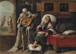 Frans Francken II - La Mort De L\'Avare