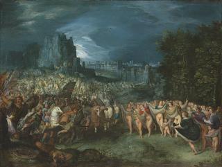 Frans Francken II - The Bravery of the Persian Women