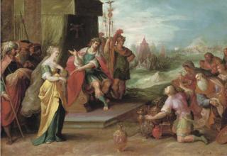 Frans Francken II - The Continence of Scipio