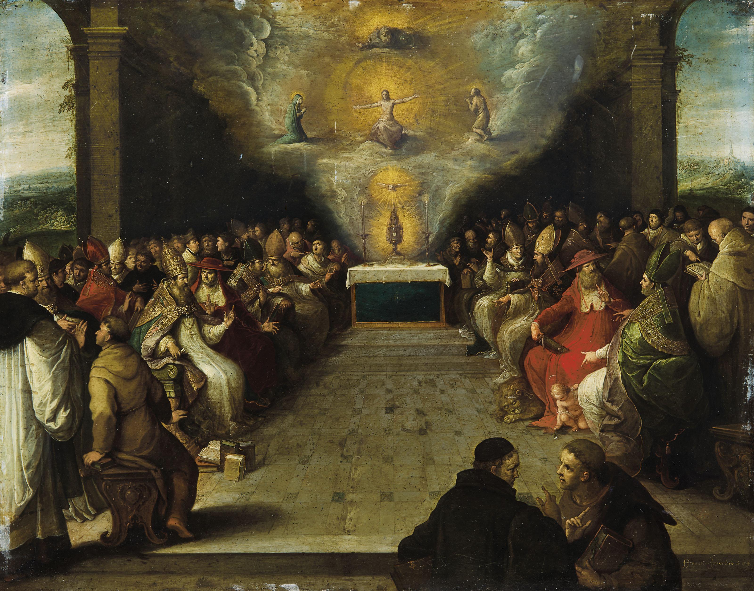 Frans Francken Ii - The Disputation of the Holy Sacrament