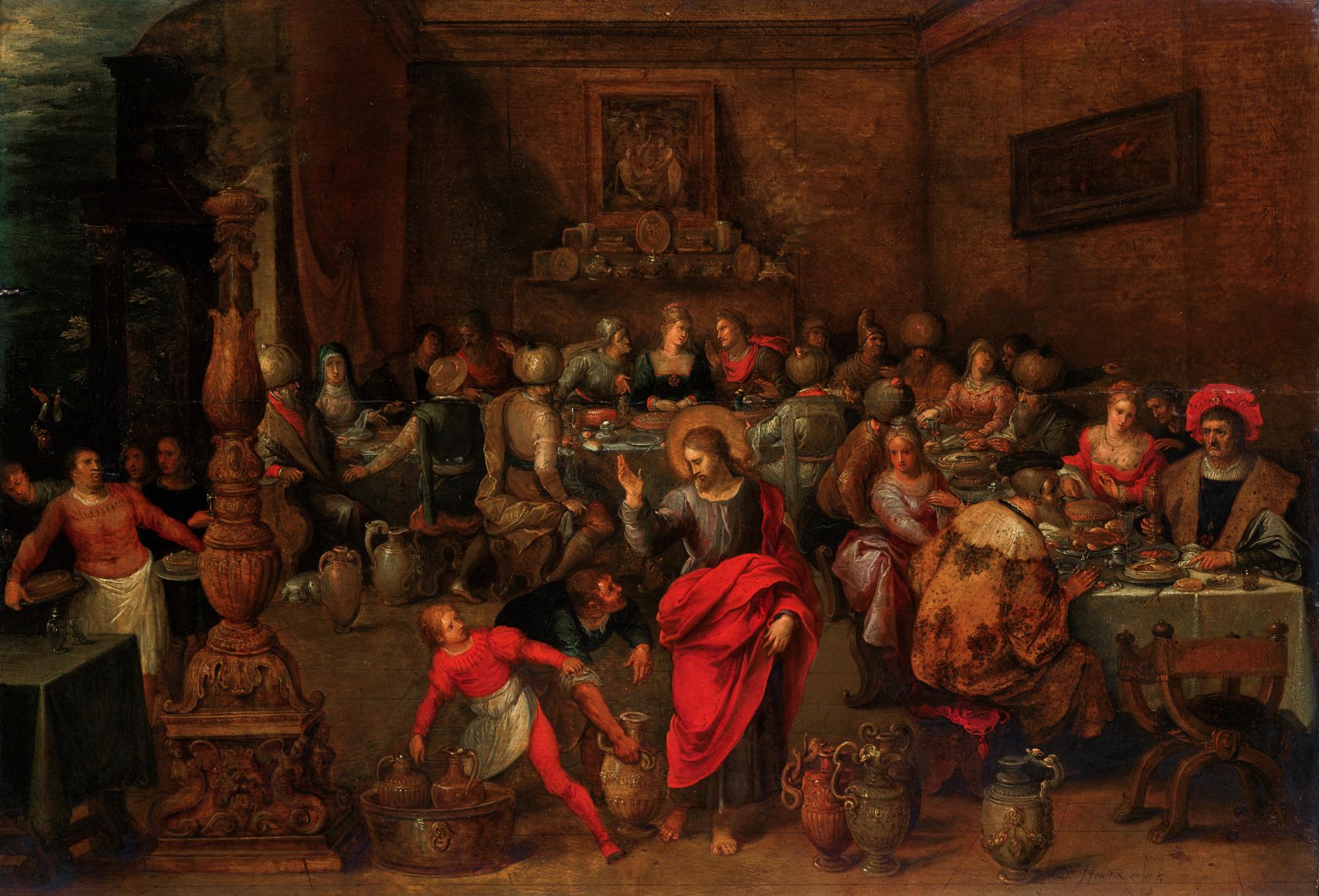 Frans Francken The Elder - The Wedding Feast At Cana