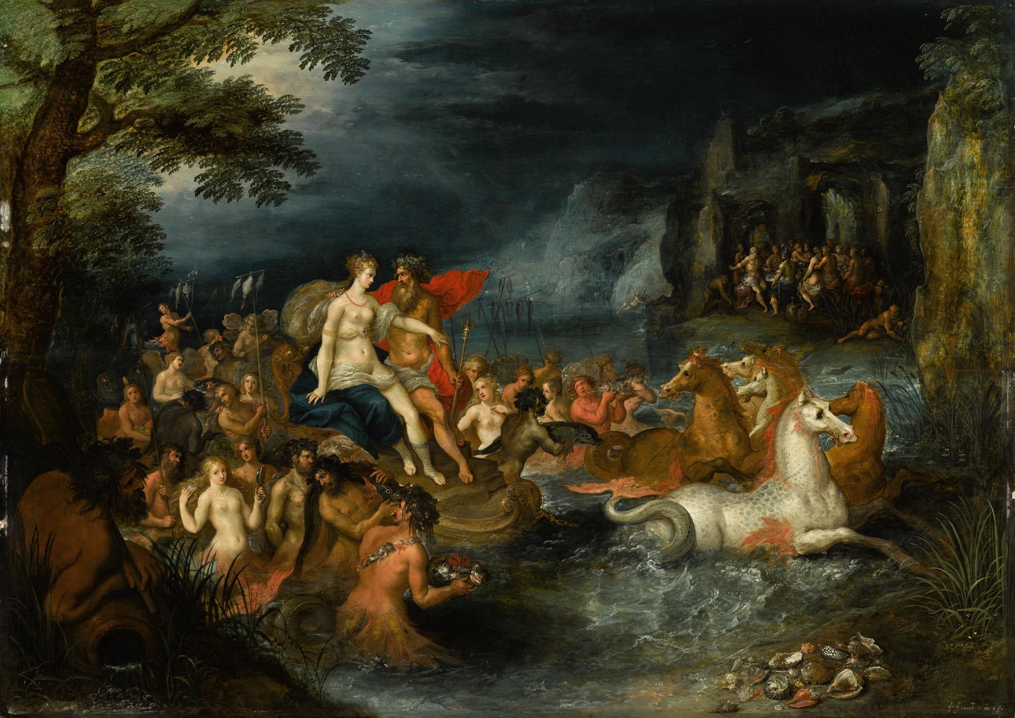 Frans Francken The Younger - Neptune and Amphitrite |《涅普頓與安菲特里忒》