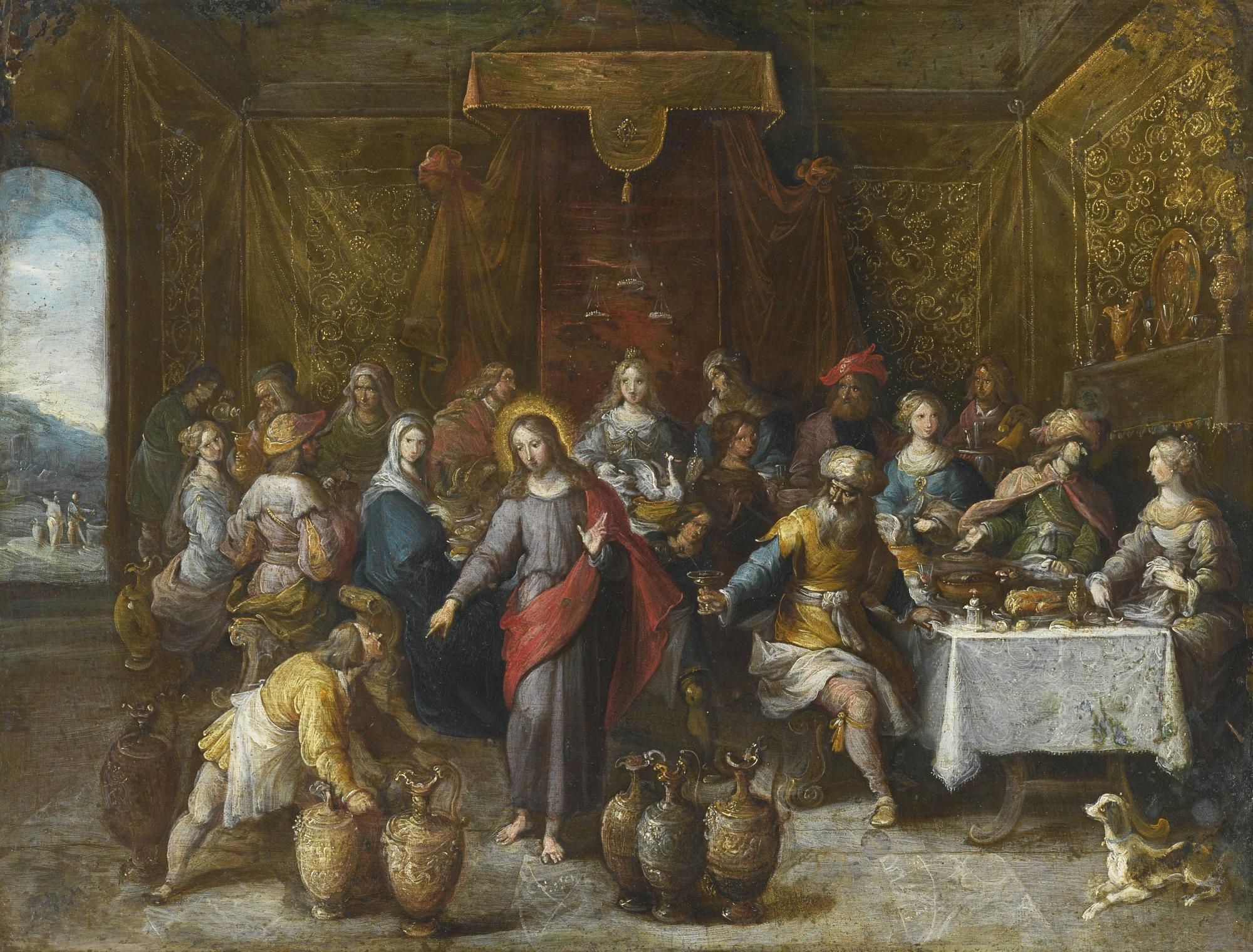 Frans Francken The Younger - The Marriage Feast At Cana