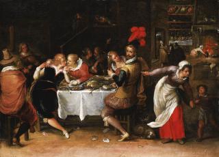 Frans Francken The Younger - The Parable Of The Prodigal Son