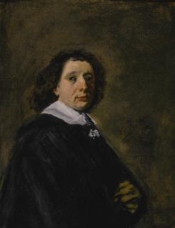 Frans Hals - Portrait Of A Man, Half-Length, Wearing A Black Cape With A White Collar