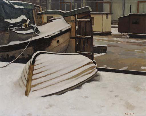 Frans Koppelaar - Bickersgracht, winter