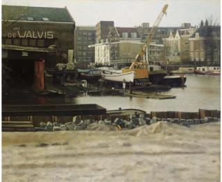 Frans Koppelaar - Werf De Walvis op het Prinseneiland