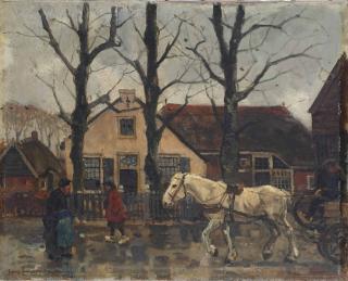 Frans Langeveld - A street in Laren