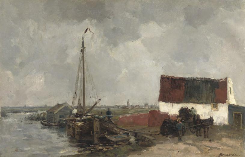 Frans Langeveld - Het veerhuis: on the outskirts of Rhenen