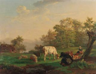 Frans Lebret - The midday rest