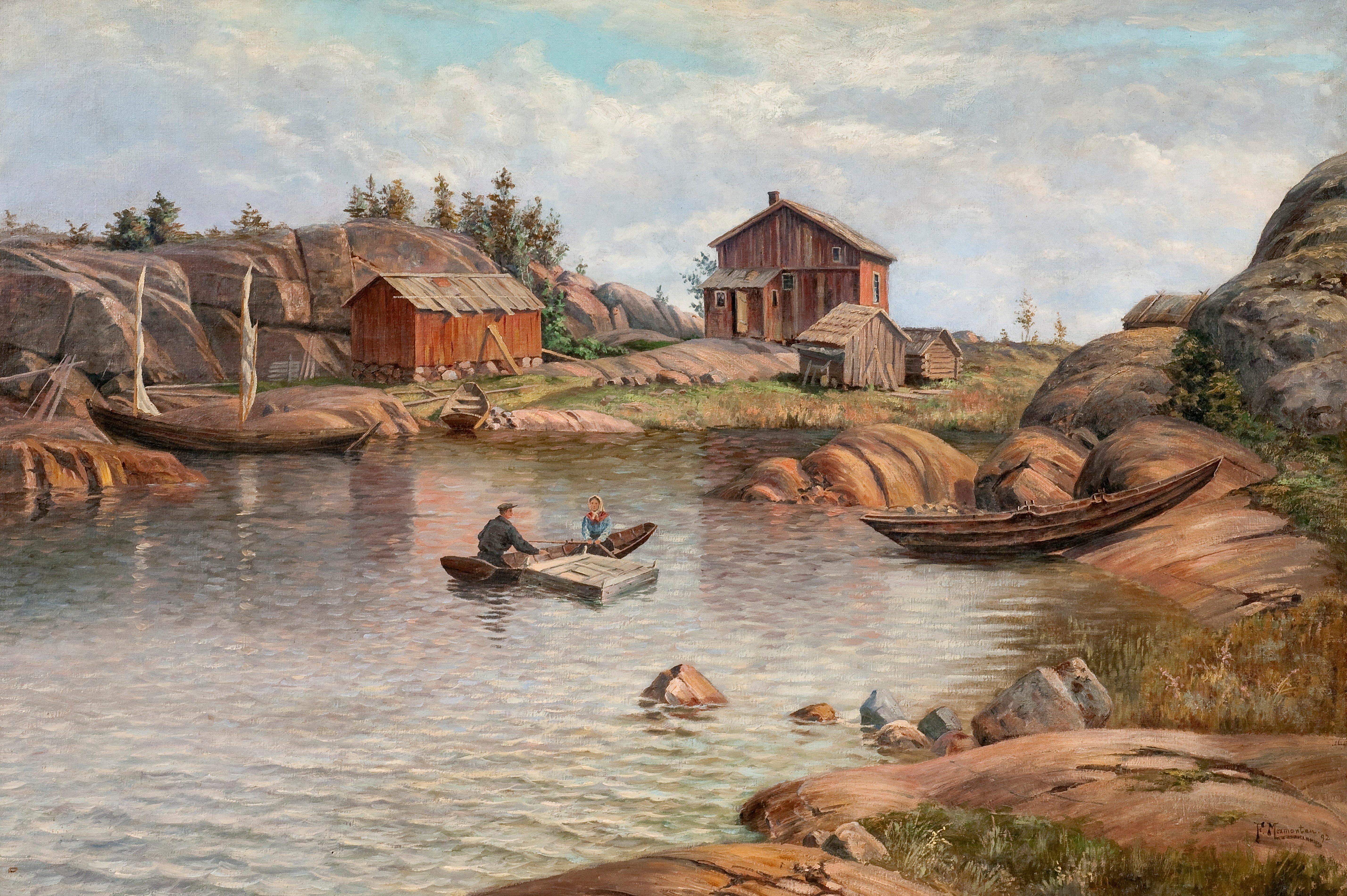 Frans Maexmontan - Archipelago Landscape.