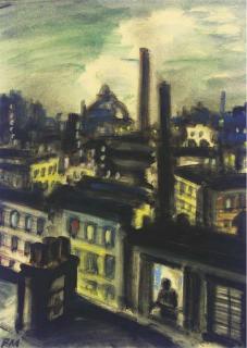 Frans Masereel - City at night