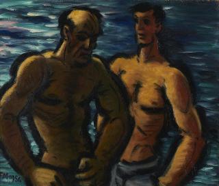 Frans Masereel - Jeune et vieux docker.