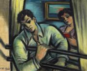 Frans Masereel - Jeune homme a la fenêtre