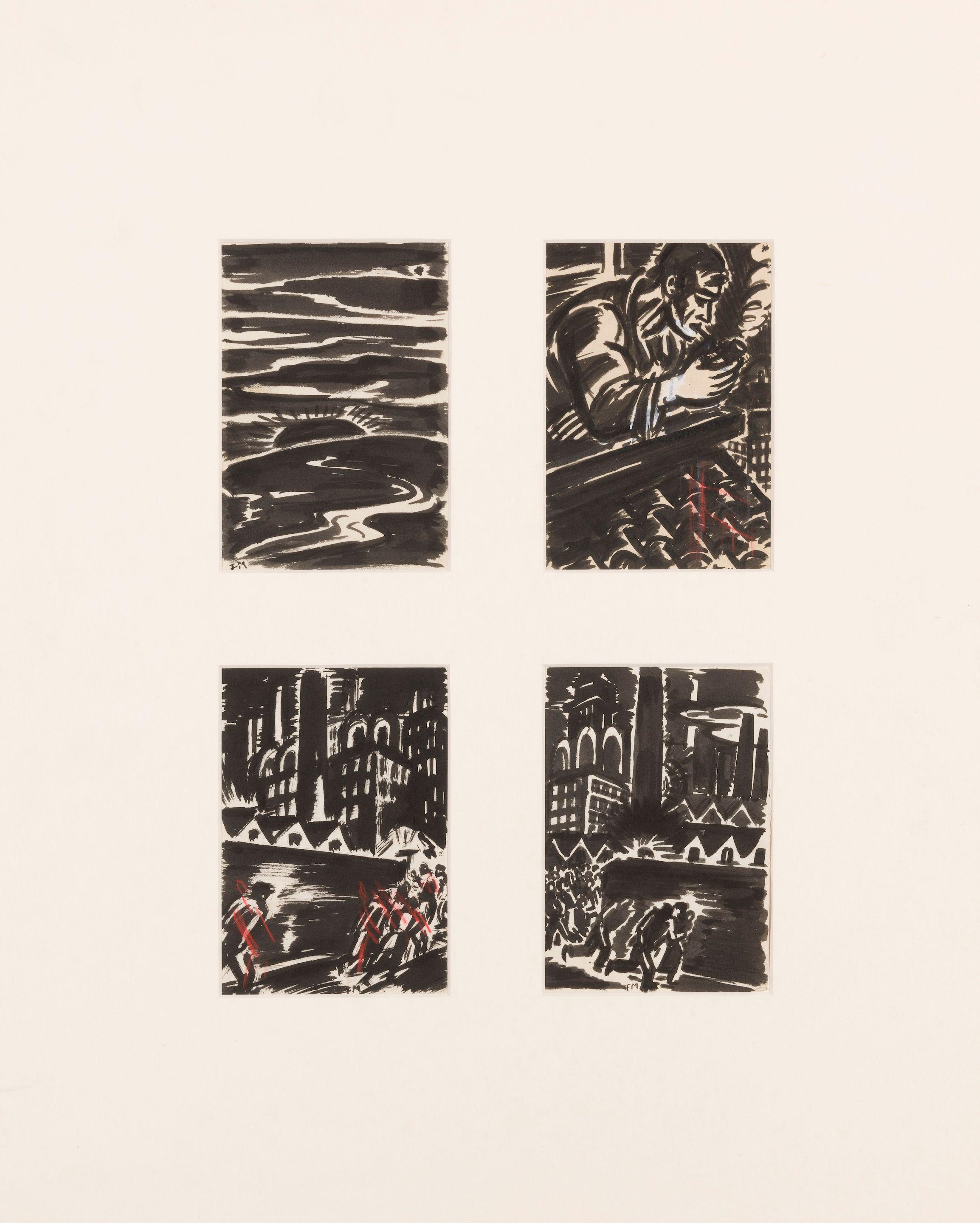 Frans Masereel - La nuit - Die Nacht