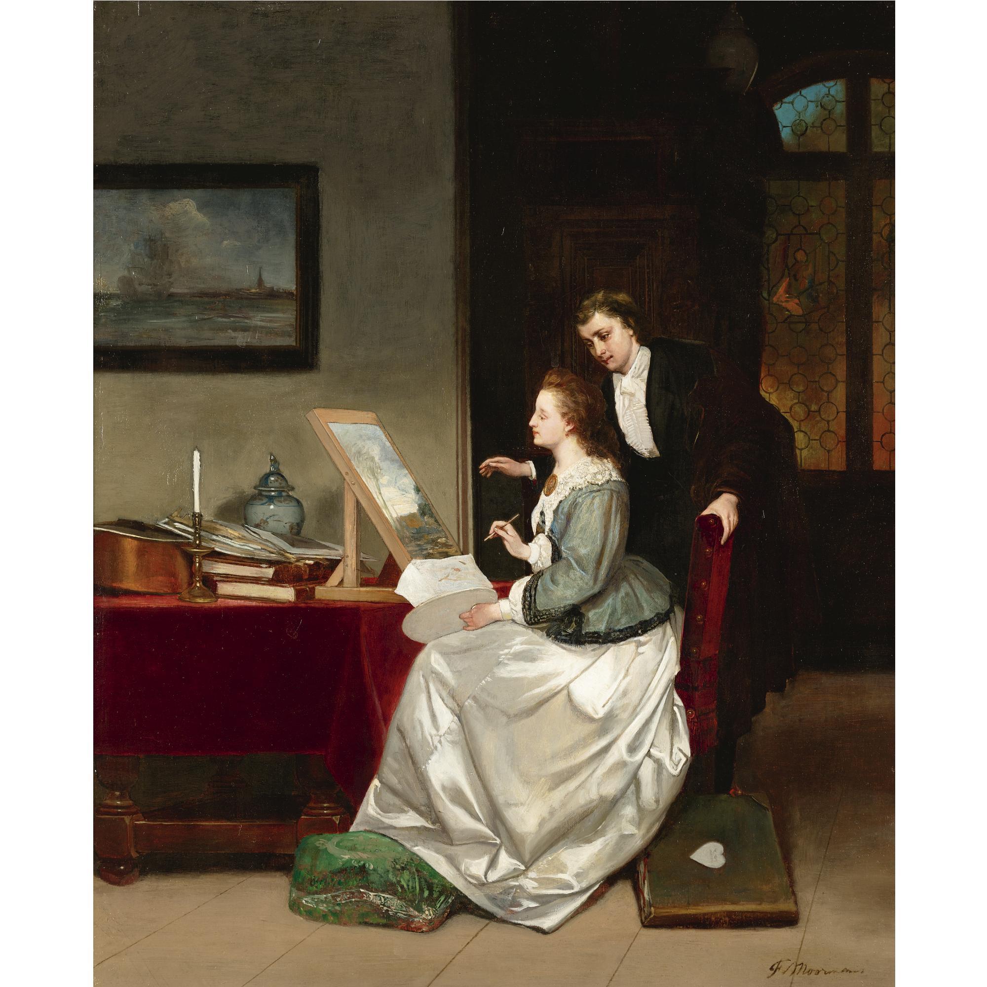 Frans Moormans - The Painting Lesson