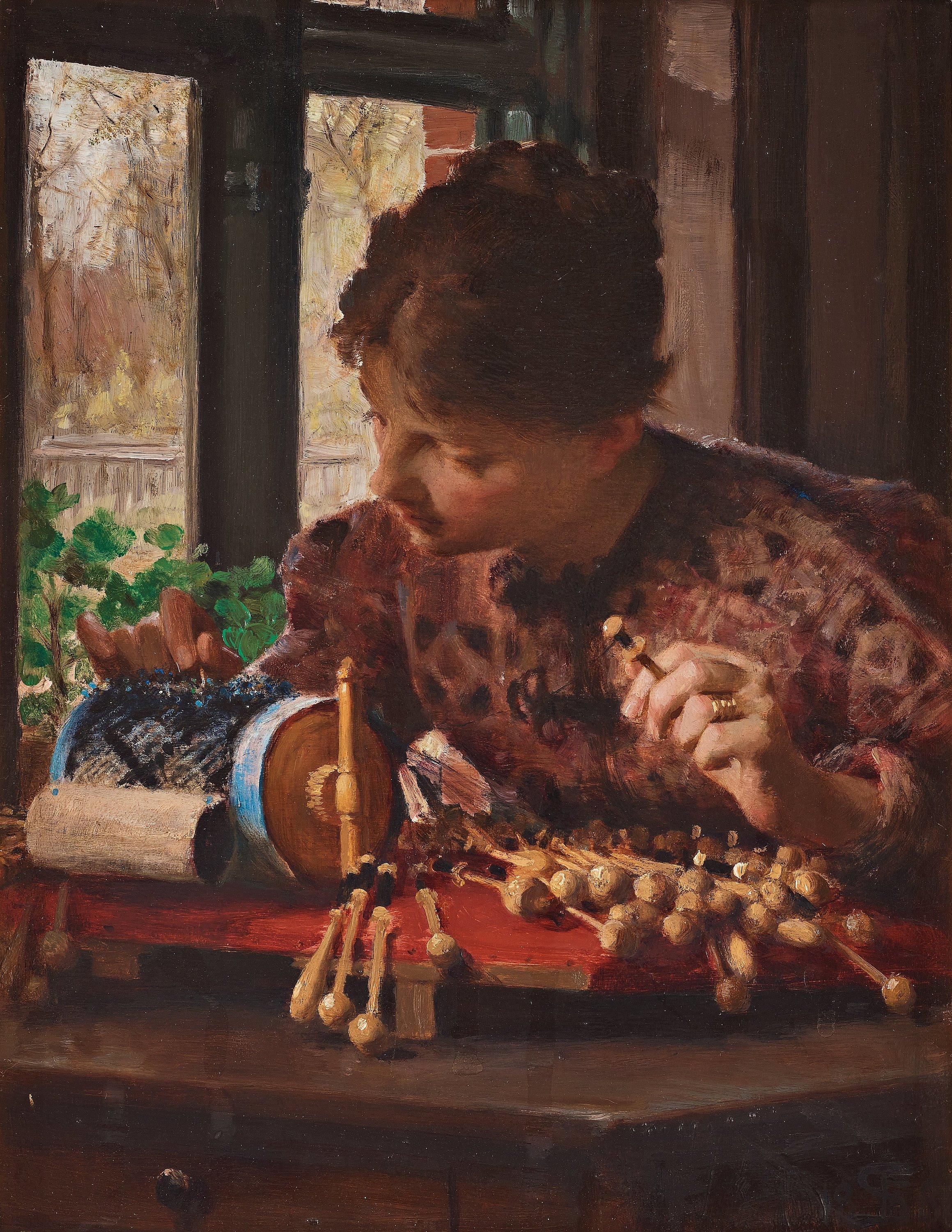Frans Schwartz - The lacemaker