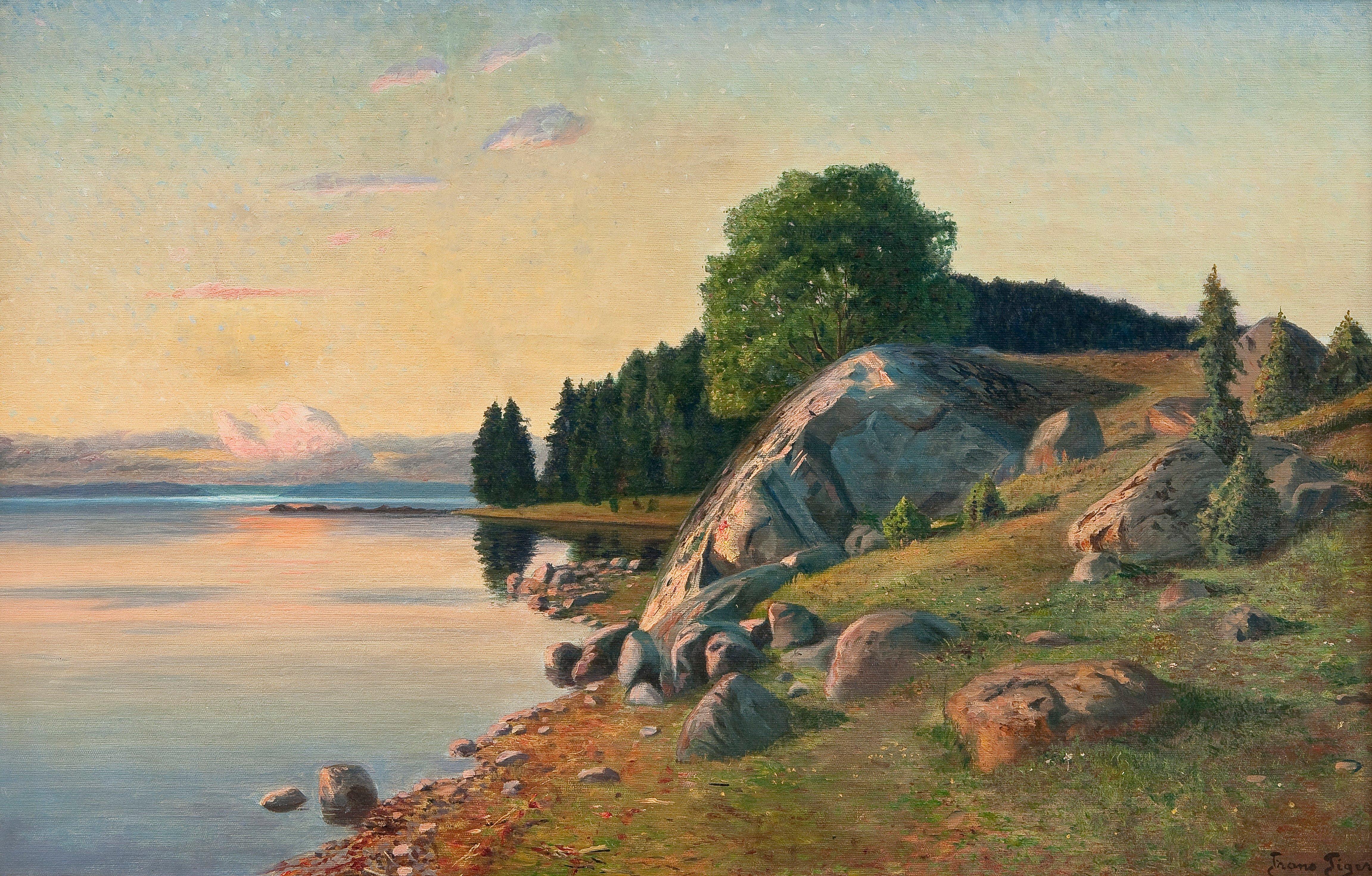 Frans Tiger - Cliffs By The Shore.