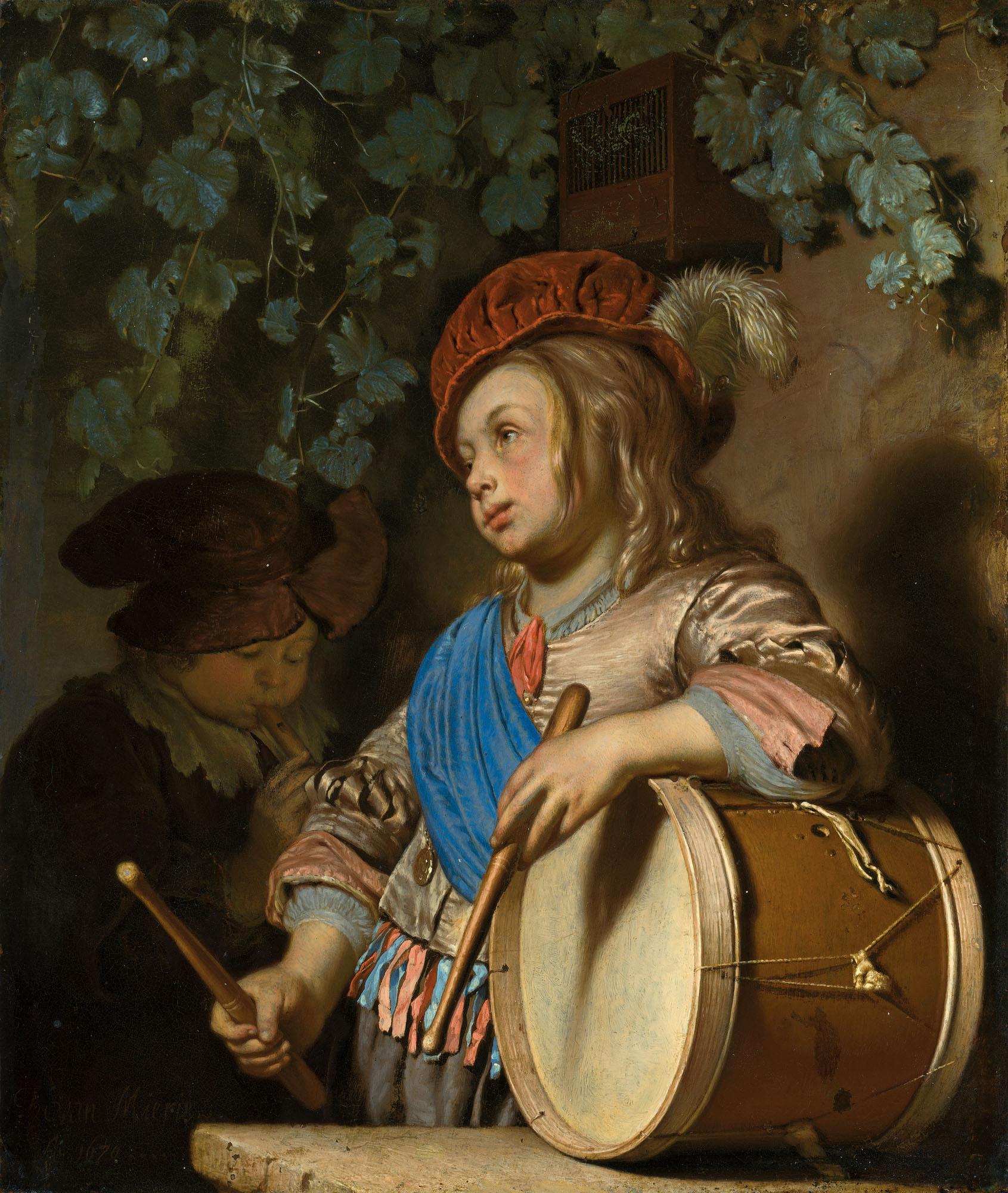 Frans Van Mieris, The Elder - The Drummer Boy