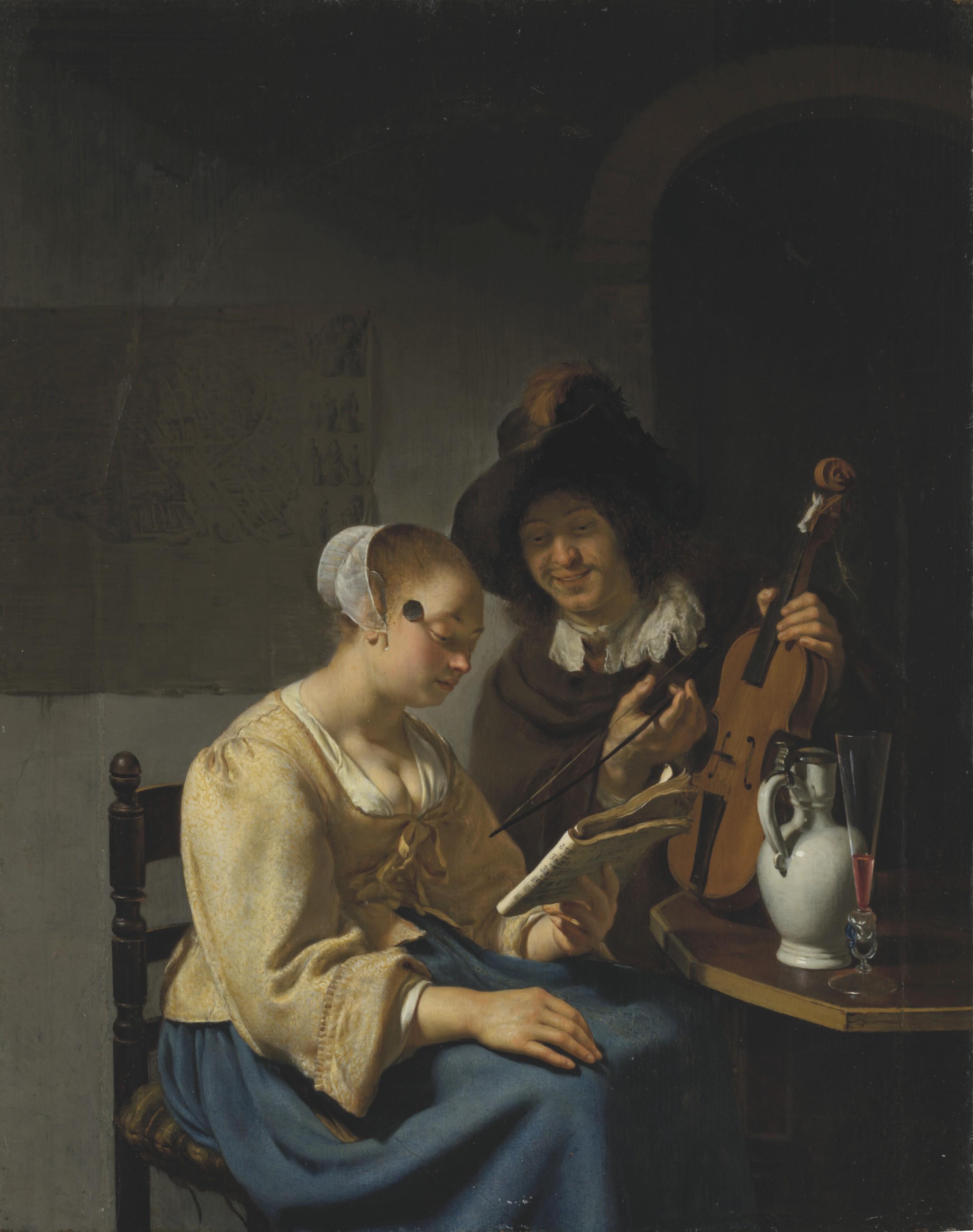 Frans Van Mieris, The Elder - The Music Lesson