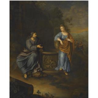 Frans van Mieris the Younger - Christ And The Woman Of Samaria