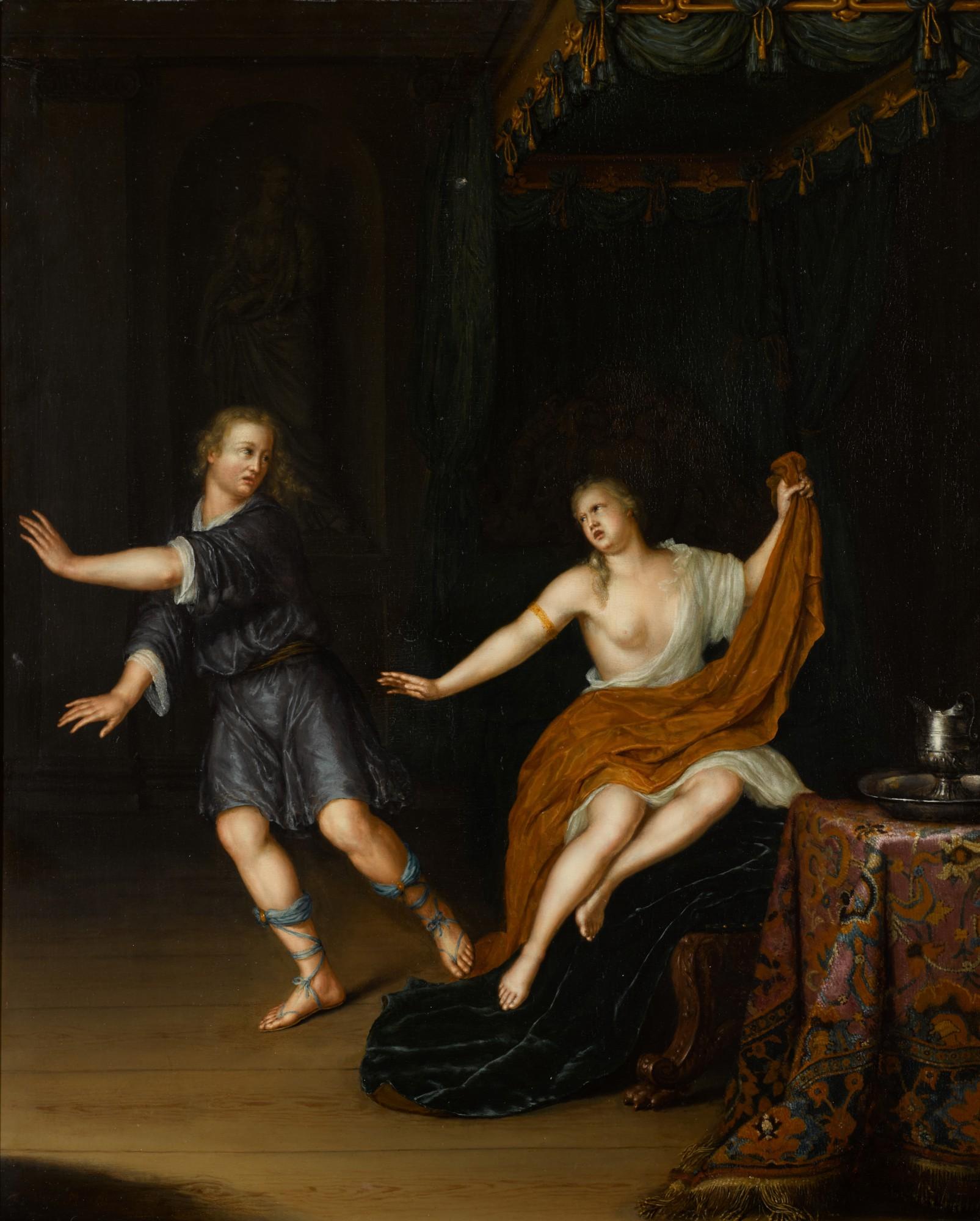 Frans Van Mieris The Younger - Joseph And Potiphar\'S Wife