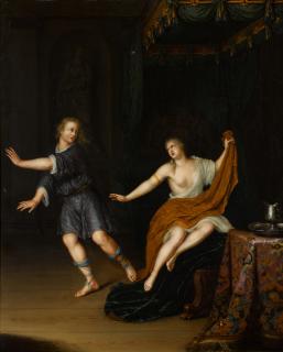 Frans Van Mieris The Younger - Joseph And Potiphar\'S Wife