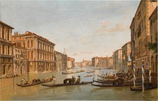 Frans Vervloet - Venice, a view of the Grand Canal
