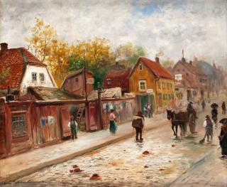 Frans Wilhelm Odelmark - Old Stockholm Norrlandsgatan