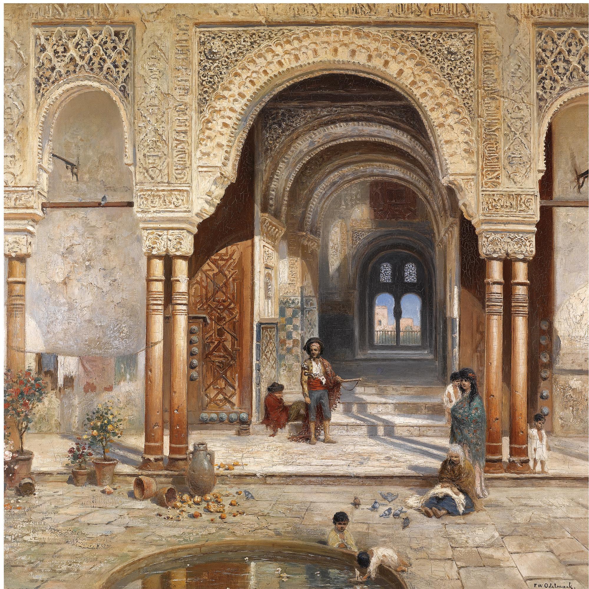 Frans Wilhelm Odelmark - Swedish The Courtyard