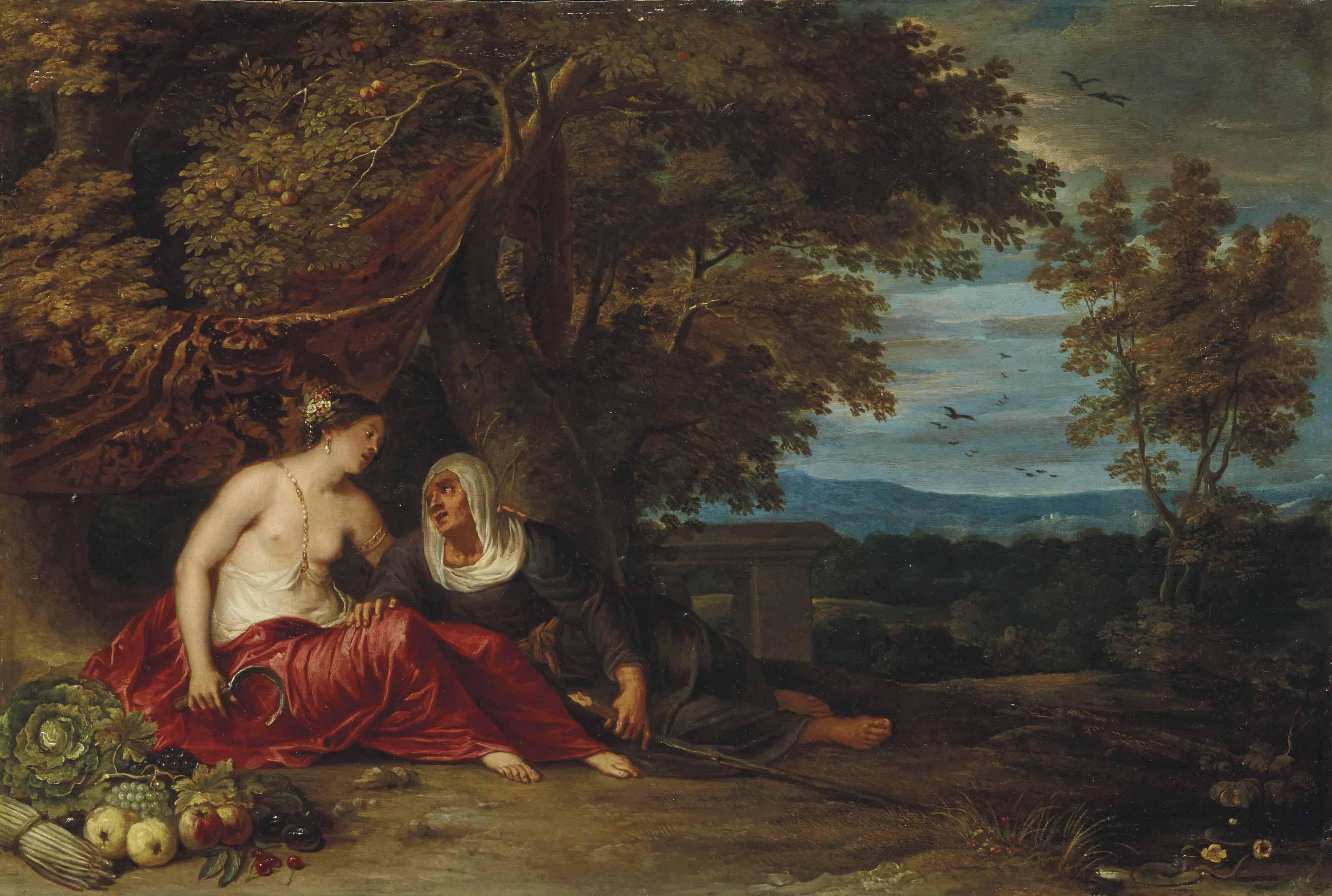 Frans Wouters - Vertumne et Pomone