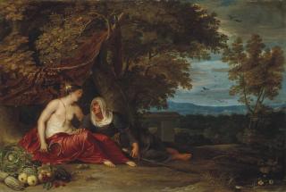 Frans Wouters - Vertumne et Pomone