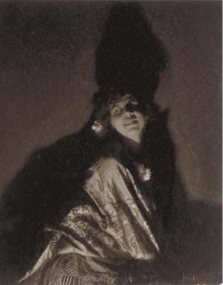 Frantisek Drtikol - Untitled (Portrait of a seated woman), circa 1913