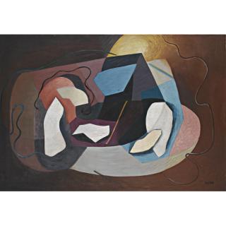 František Foltýn - Czech abstract Composition (Abstraktní Kompozice)