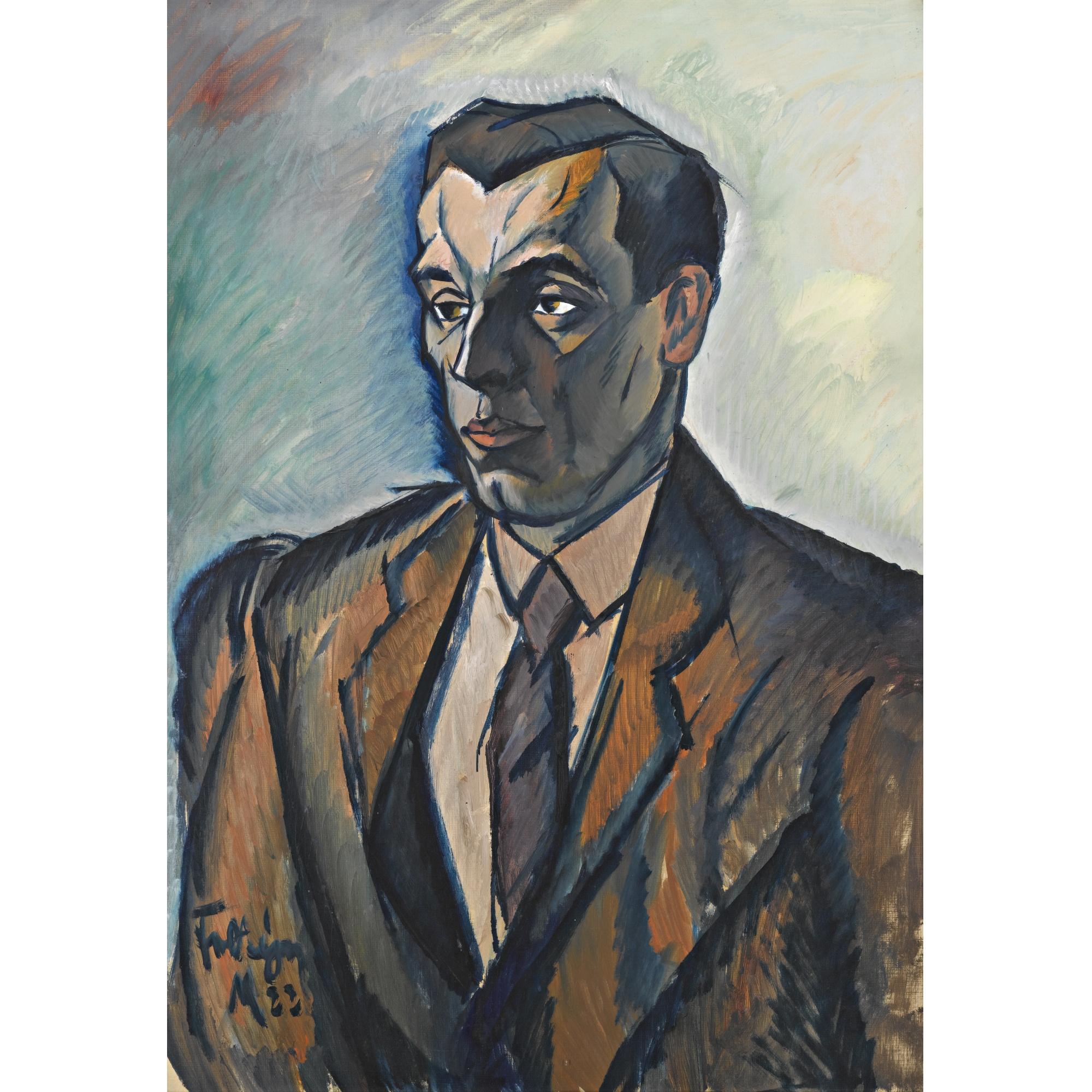 František Foltýn - Czech portrait Of The Physician Dr. E.K. (Portrét Lékaře, Dr. E.K.)