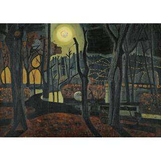 Frantisek Hudecek - Czech park At Night (Park V Noci)