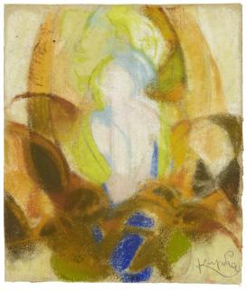 Frantisek Kupka - Compliments (Study related to Amorpha, Warm Chromatics)