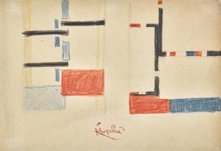 František Kupka - Czech constructivist Composition