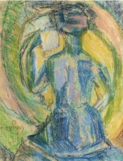 Frantisek Kupka - Etude Pour \'Le Miroir Ovale\'