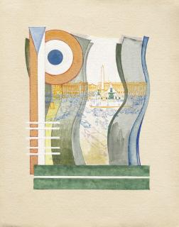 František Kupka - Paris, place de la Concorde