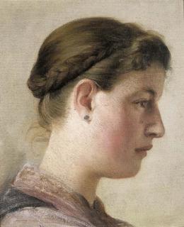 Frantisek Kupka - Portrait De Jeune Fille, Tête De Profil