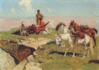 Frants Alekseevich Rubo - Caucasian Riders