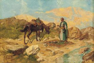 Frants Alekseevich Rubo - The hunter\'s rest