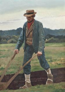Frants Peter Didrik Henningsen - The Ploughman