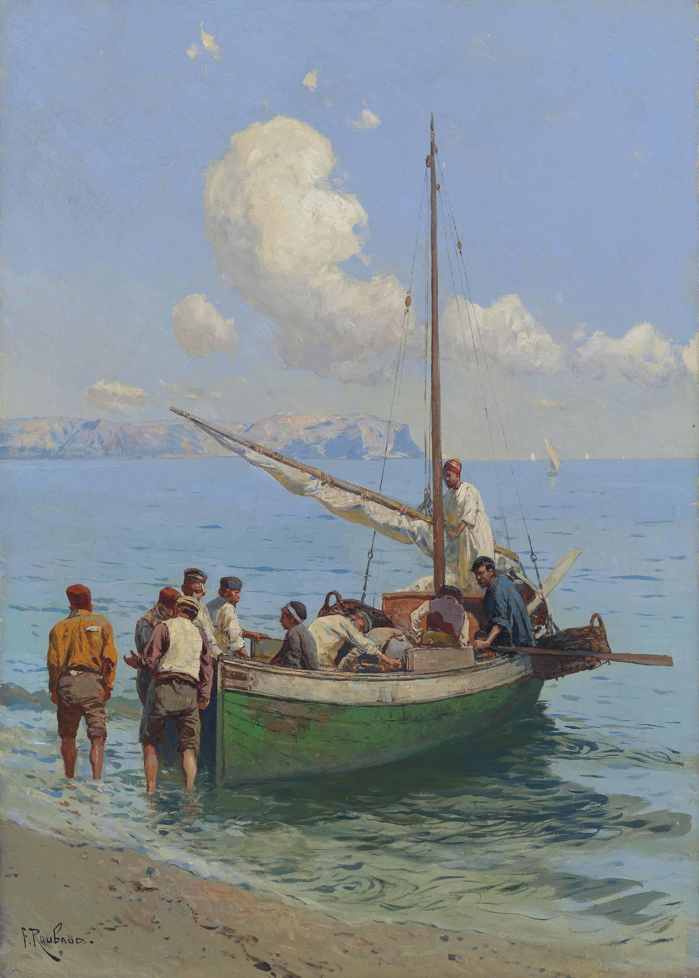 Frants Roubaud - Black Sea fishermen