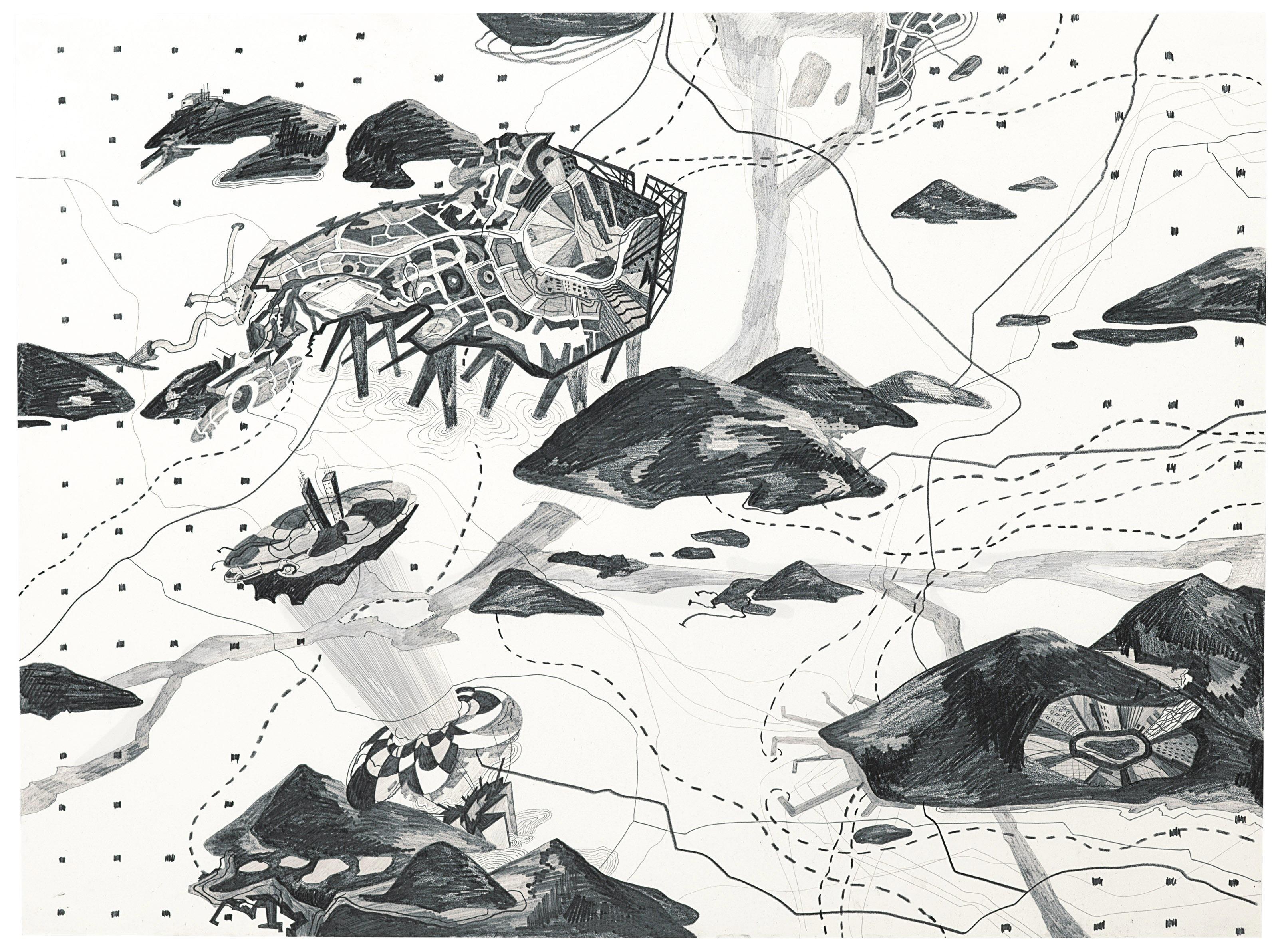 Franz Ackermann - mental map (permanent weekend)