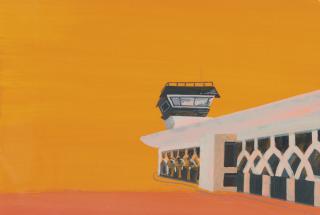 Franz Ackermann - Trans East West (Tew) No. 26: Unknown International Airport