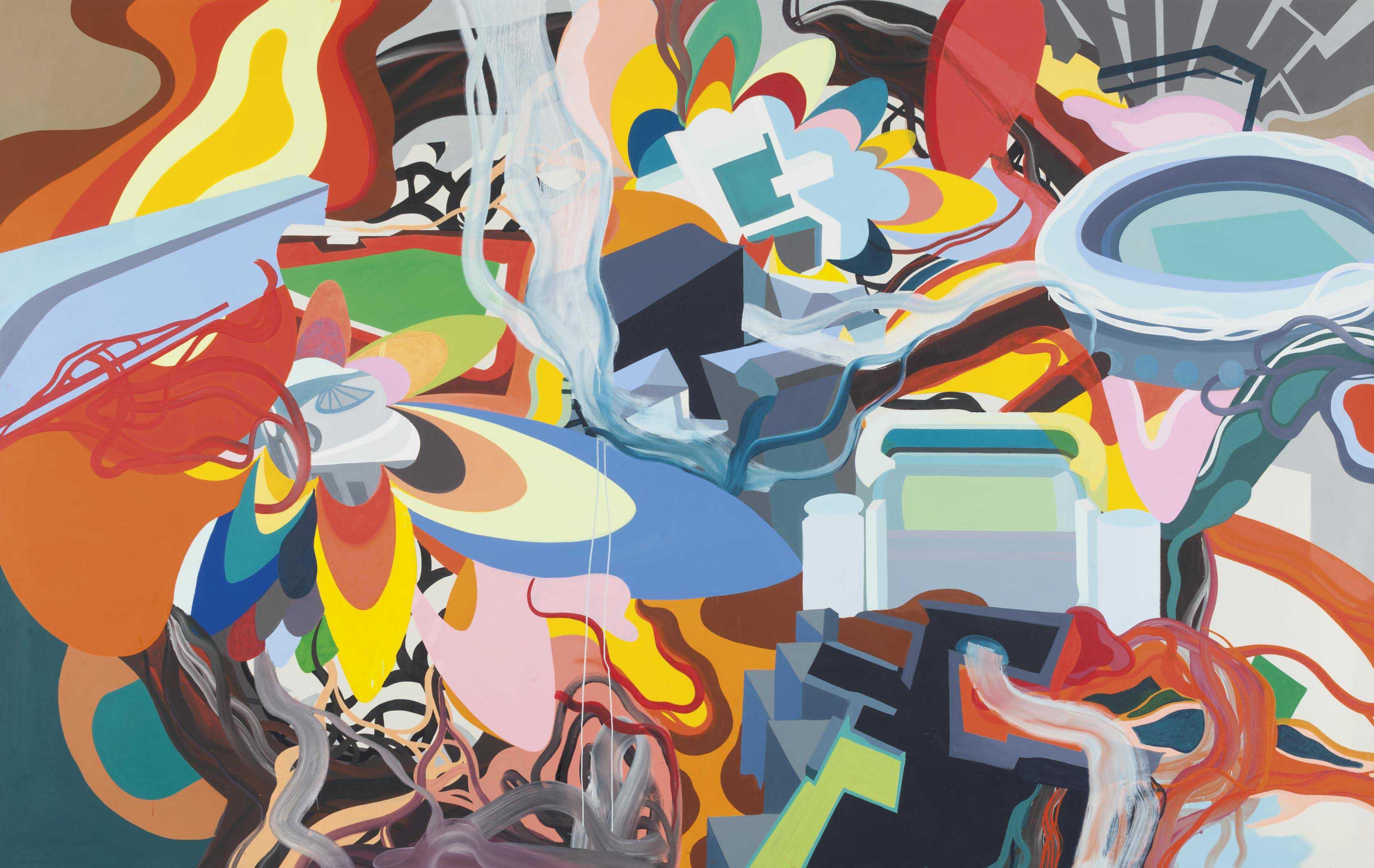 Franz Ackermann - Untitled (evasion XII: what a game)