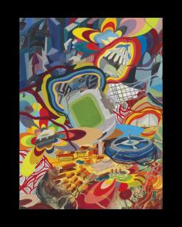 Franz Ackermann - Untitled (Mental Map: Saturday)