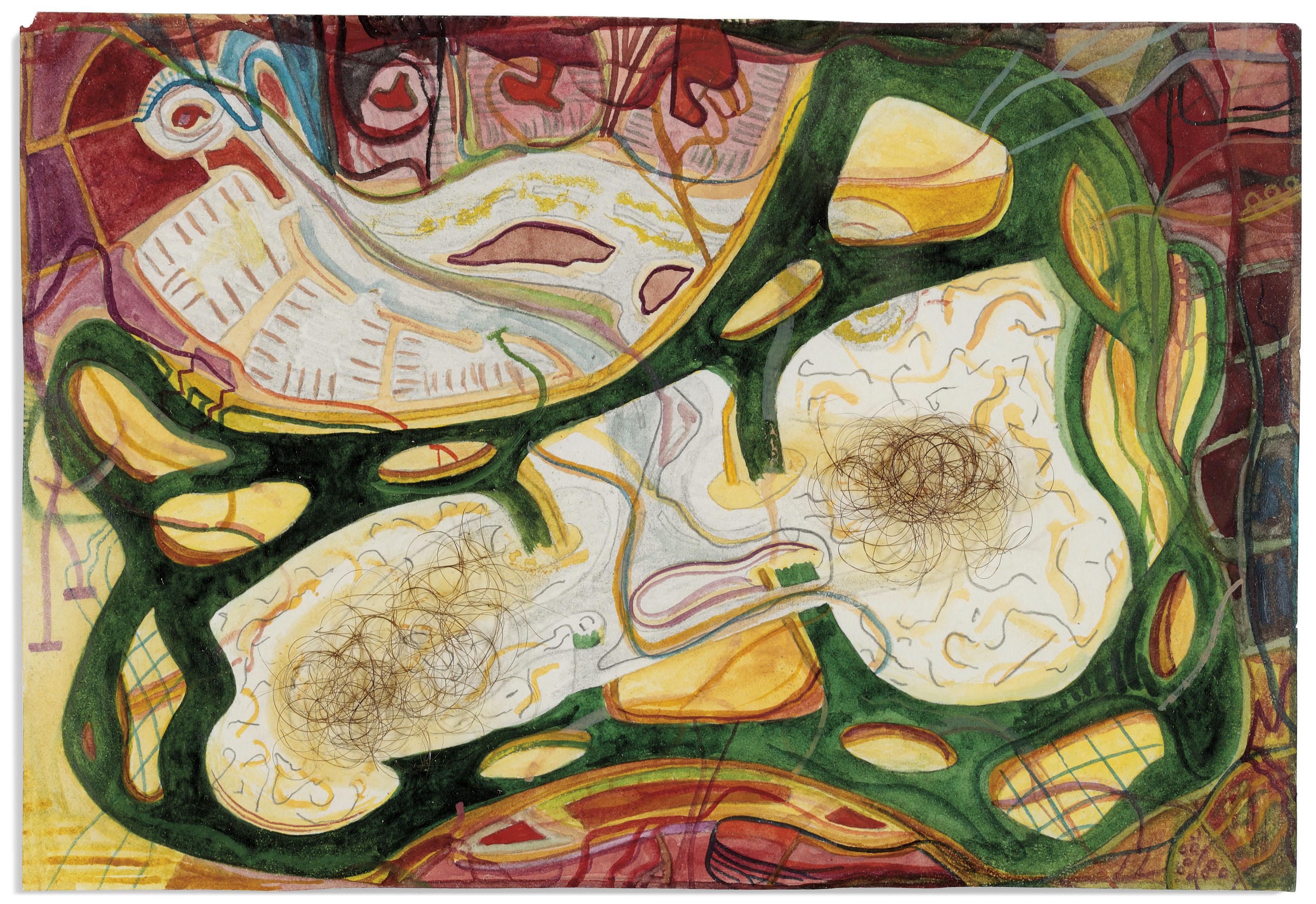 Franz Ackermann - Untitled (Mental Map: Two Private Sections)